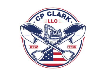 CP Clark LLC excavation and landscaping logo, Sussex County NJ